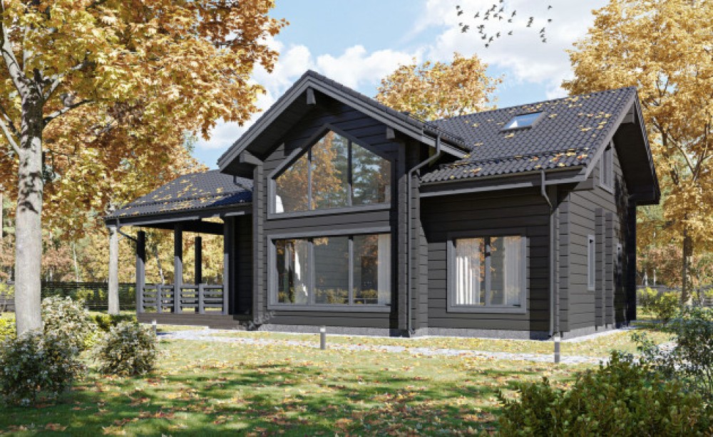 Дом из клееного бруса VZ-398 